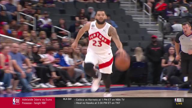 Pascal Siakam with a dunk vs the Utah Jazz