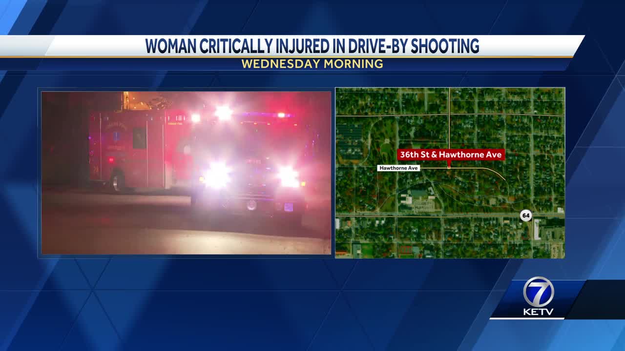 Omaha police identify woman critically hurt in drive-by shooting