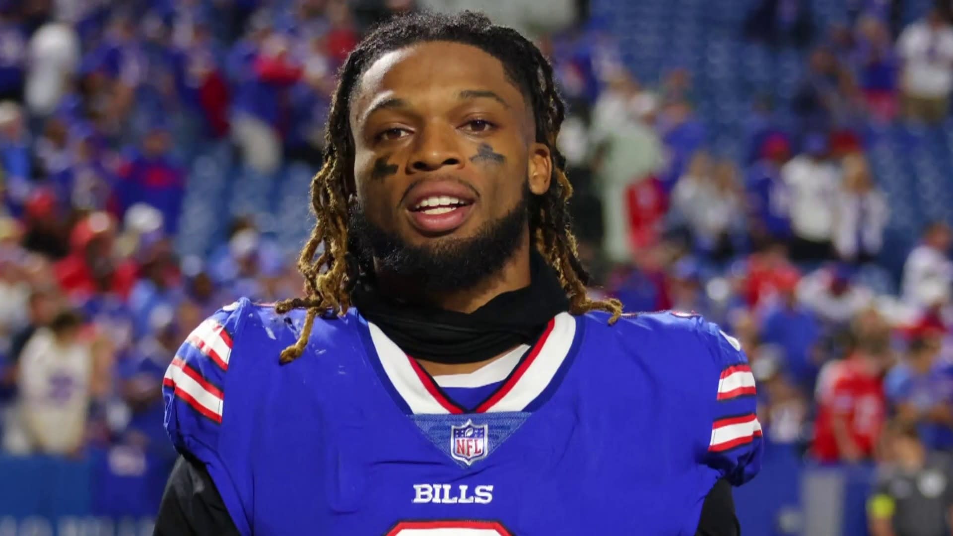 Damar Hamlin Attends Bills Playoff Game In Person, Cheers from Suite