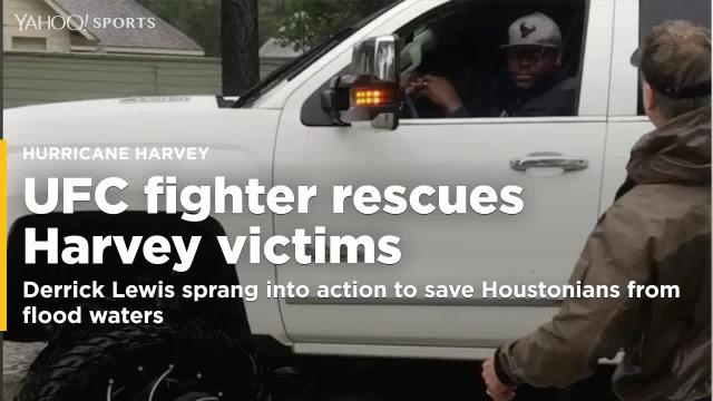 UFC fighter rescues Hurricane Harvey victims