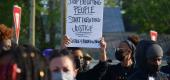 Demonstrators protest the killing of Andrew Brown Jr. by North Carolina police. (USA Today)