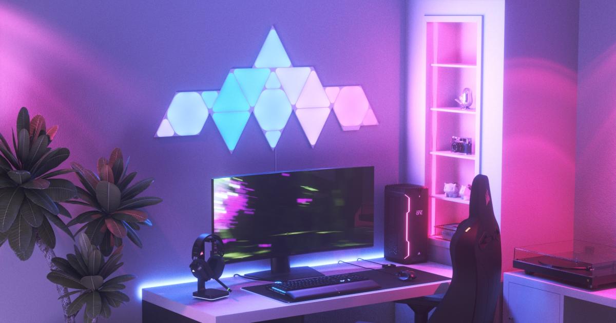 Nanoleaf LED shapes light bars now with gaming products | Engadget