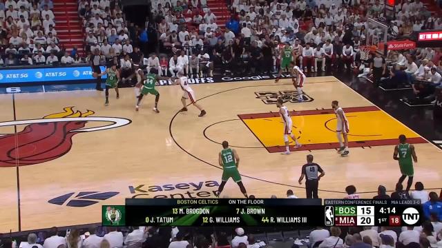 Max Strus with a dunk vs the Boston Celtics