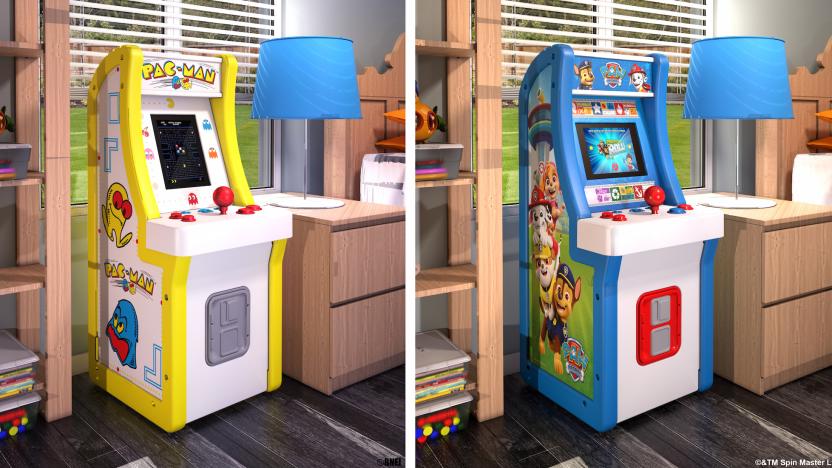 Arcade1Up Jr. Pac-Man and PAW Patrol arcade machines