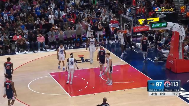 Bol with a block vs the Washington Wizards