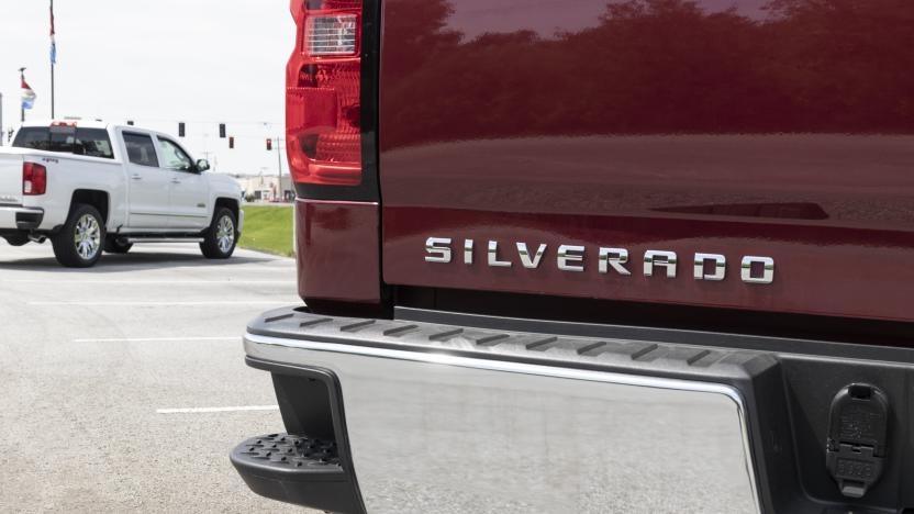 Kokomo - Circa June 2021: Chevrolet Silverado 1500 display. Chevy is a division of GM and offers the Silverado 1500 in WT, Custom, Custom Trail Boss, LT, RST, LT Trail Boss, LTZ, and High Country versions.