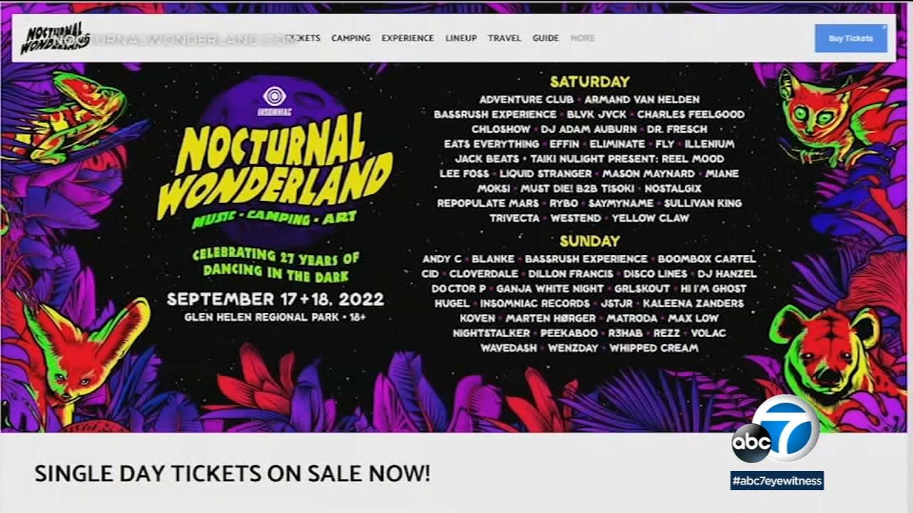 23-year-old dies after attending Nocturnal Wonderland Rave - VVNG