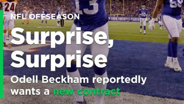 Surprise, surprise: Odell Beckham reportedly wants a new contract