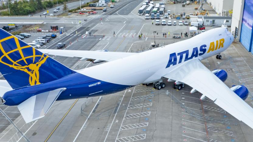 EVERETT, Wash., Jan. 31, 2023 Boeing [NYSE: BA] and Atlas Air Worldwide [Nasdaq: AAWW]  joined thousands of people including current and former employees as well as customers and suppliers to celebrate the delivery of the final 747 to Atlas, bringing to a close more than a half century of production.