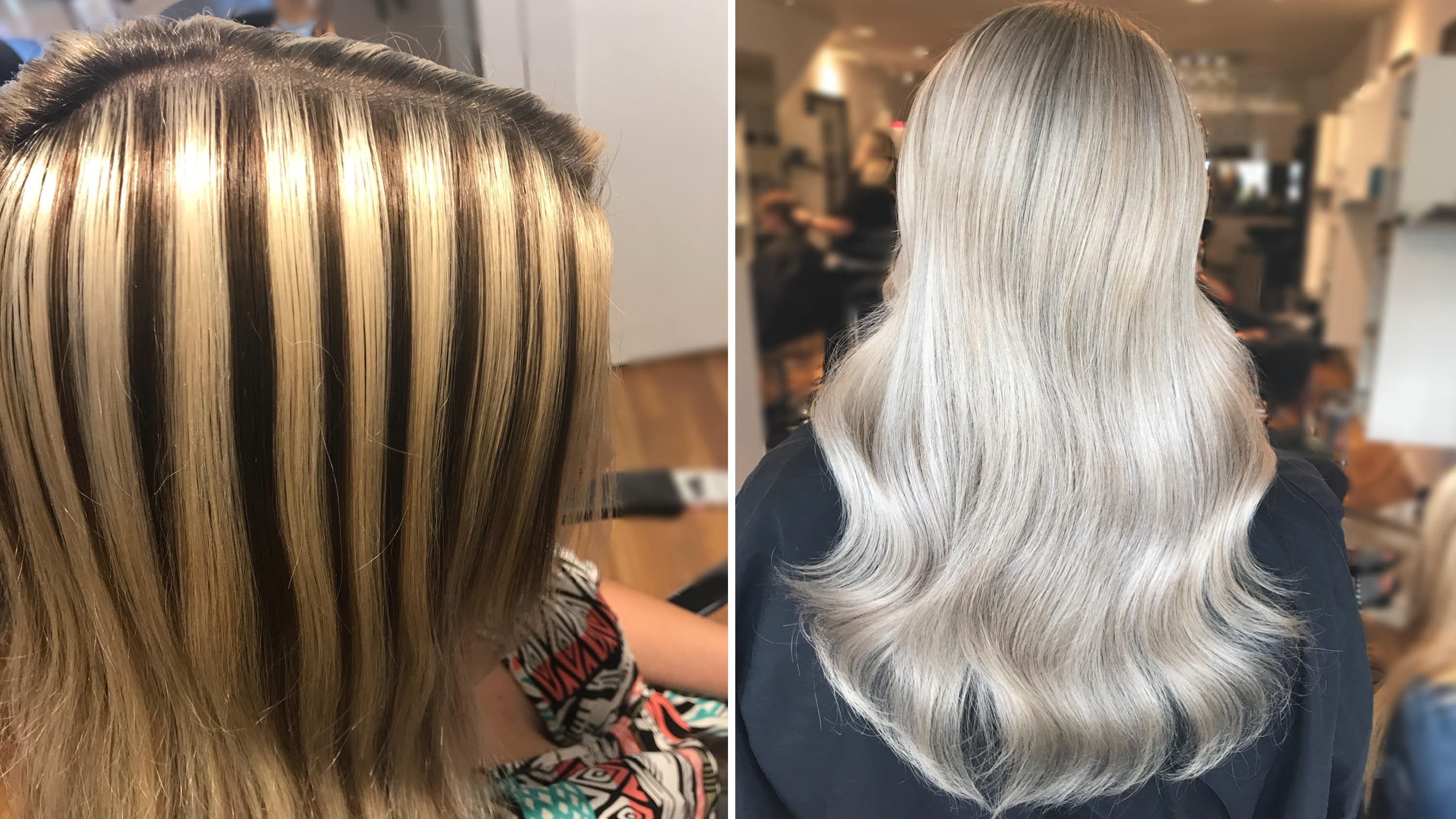 This Hairstylist Transformed Her Client S Chunky Highlights Into