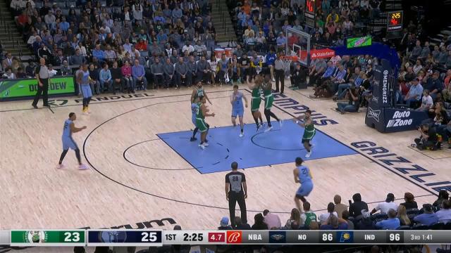 Desmond Bane with a buzzer beater vs the Boston Celtics