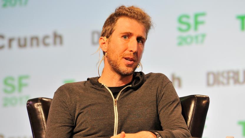 SAN FRANCISCO, CA - SEPTEMBER 18:  Open Whisper Systems Founder Moxie Marlinspike speaks onstage during TechCrunch Disrupt SF 2017 at Pier 48 on September 18, 2017 in San Francisco, California.  (Photo by Steve Jennings/Getty Images for TechCrunch)