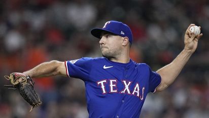 Rangers' reliever Brock Burke broke his hand punching a wall in frustration after rough outing