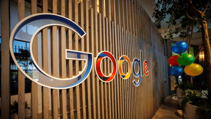 A view of the main lobby of building BV200, during a tour of Google's new Bay View Campus in Mountain View, California, U.S. May 16, 2022. Picture taken May 16, 2022.   REUTERS/Peter DaSilva