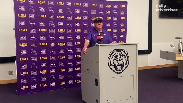 Brian Kelly gives an update on John Emery Jr.'s status with LSU football