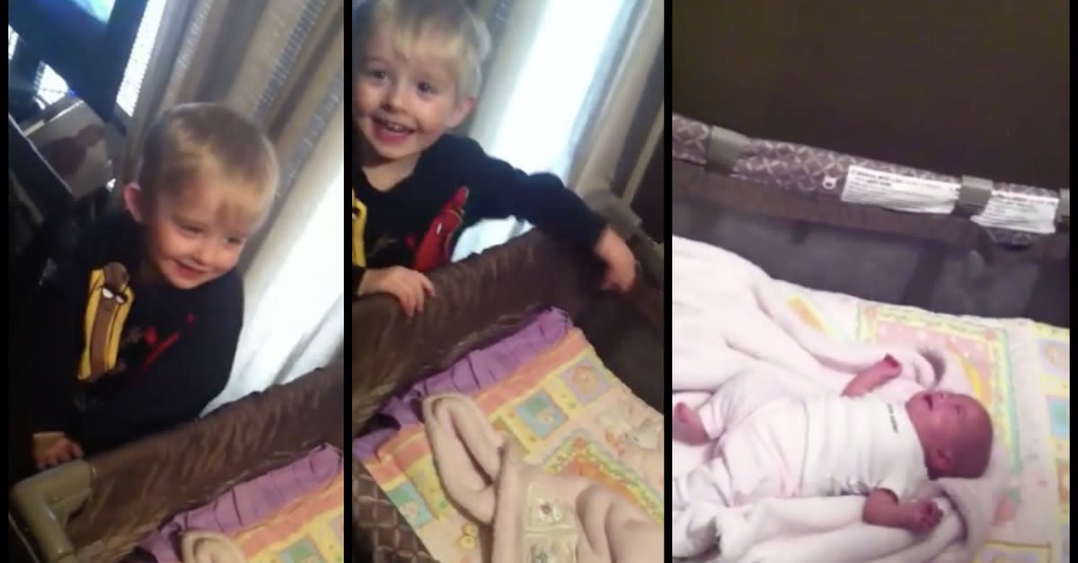 Mom Tells Son She Has A Big Surprise For Him Then He Freaks When He Realizes It S His Sister