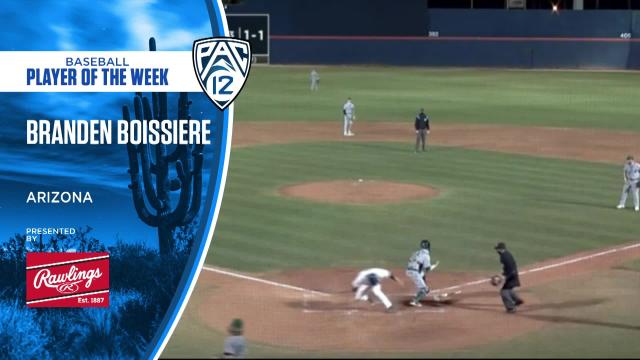 Pac-12 Baseball Player of the Week - March 2, 2021: Branden Boissiere