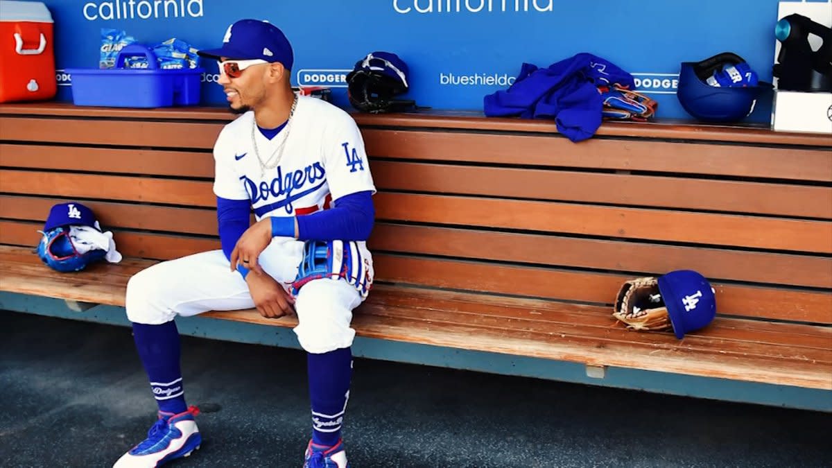 Mookie Betts #50 Los Angeles Dodgers White 2022 All-Star Game Flex