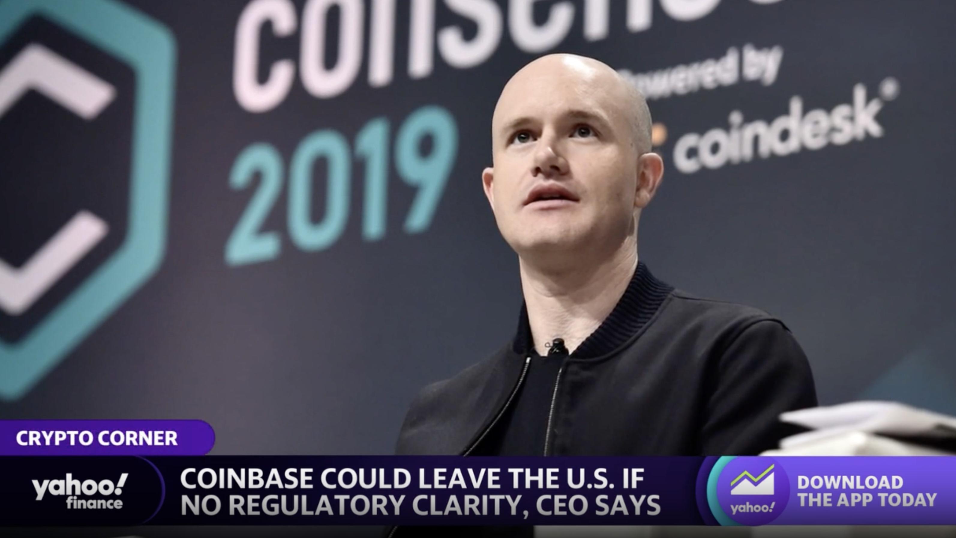 Coinbase CEO: SEC's crypto warning 'not good for America'