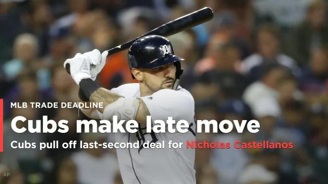 Nicholas Castellanos traded to Cubs as deadline passes