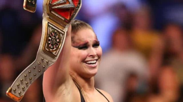 Ronda Rousey is the WWE Raw women’s champion after win at ‘SummerSlam’