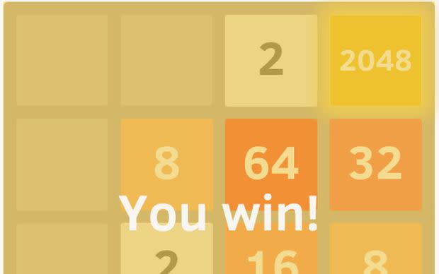 FINALLY REACHED 8192 ON THE 2048 GAME!!!