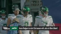 Rodgers' second season as a Jet to start vs. 49ers in Week 1 'Up to the Minute'