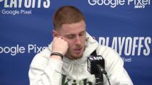 Jalen Brunson and Donte DiVincenzo break down Knicks loss to Pacers in Game 3