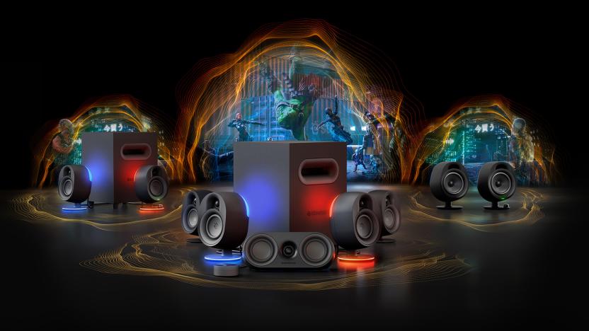 SteelSeries Arena 3, 7 and 9 desktop speakers