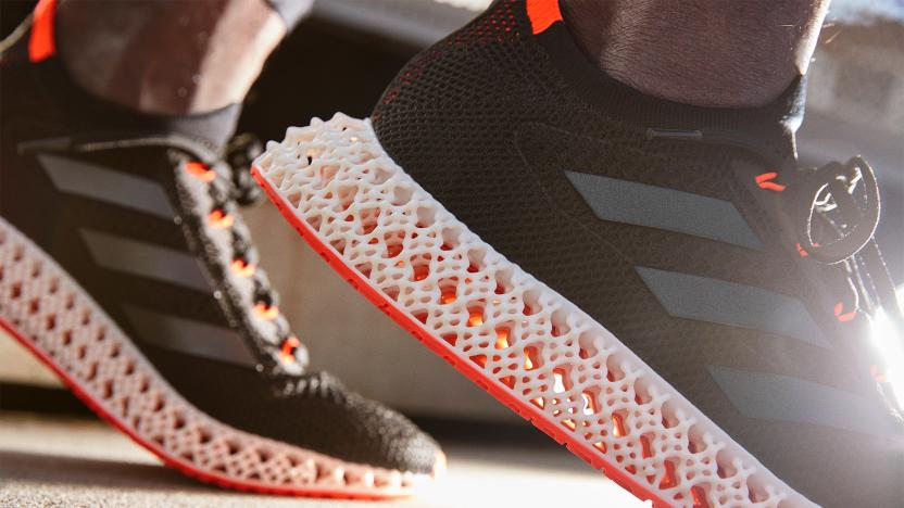 Adidas' 4DFWD shoes use 3D-printed soles to push you forward
