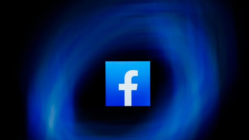 Facebook logo displayed on a phone screen is seen in this multiple exposure illustration photo taken in Krakow, Poland on January 16, 2020. (Photo by Jakub Porzycki/NurPhoto via Getty Images)