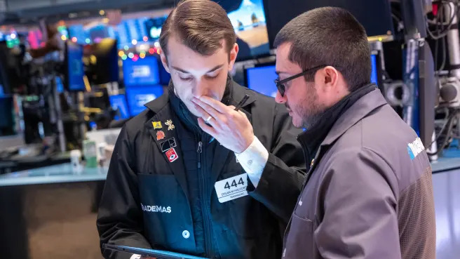 Wall Street's furious rally cooled slightly on Thursday, with the major averages all ending slightly lower.