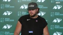 Joe Tippmann on learning from Aaron Rodgers, becoming a leader for Jets offensive line