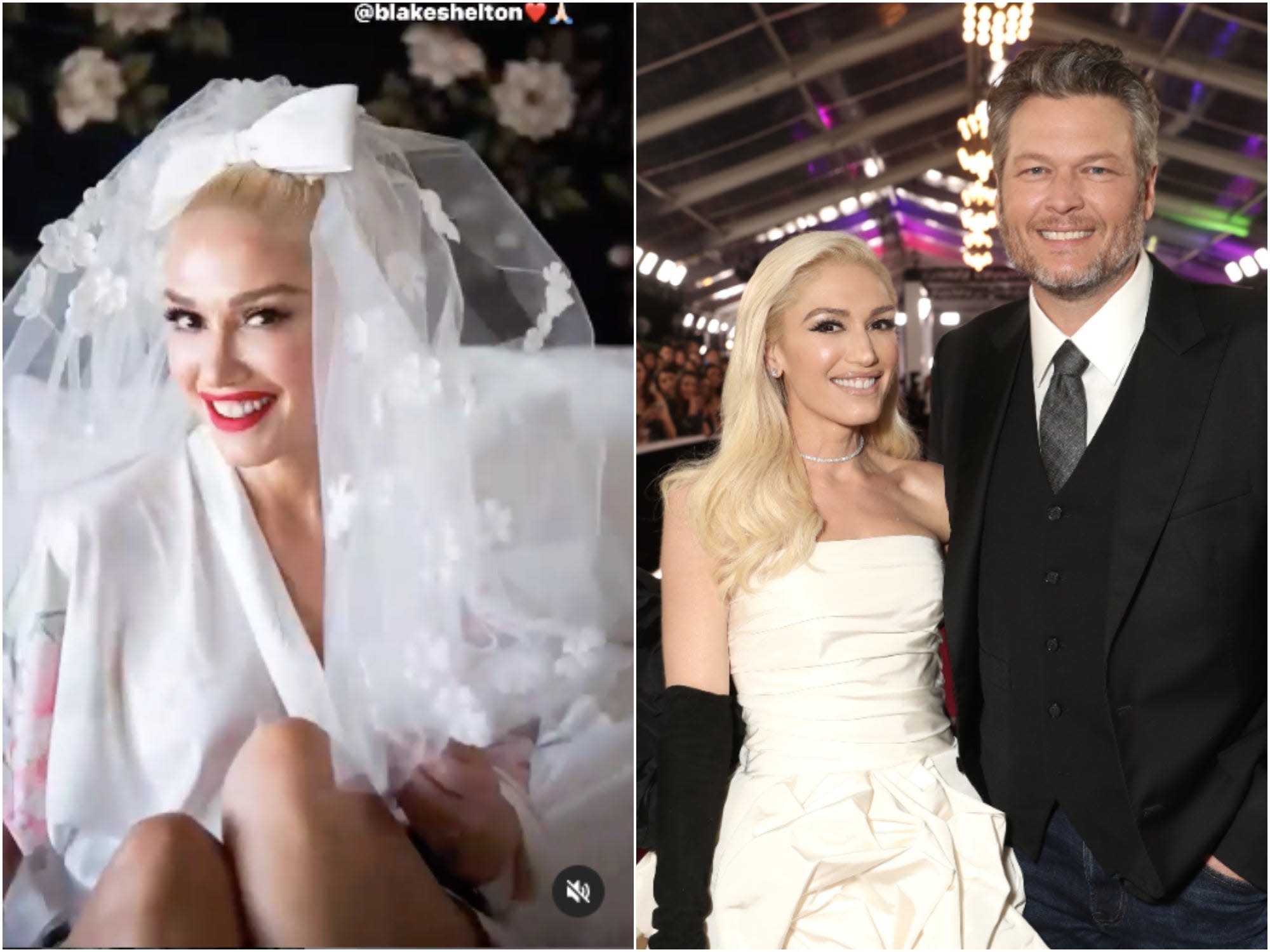 Gwen Stefani wore 2 Vera Wang dresses for her wedding to Blake Shelton ...