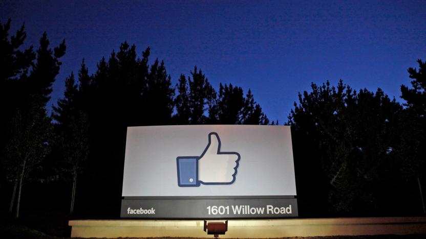facebook corporate sign