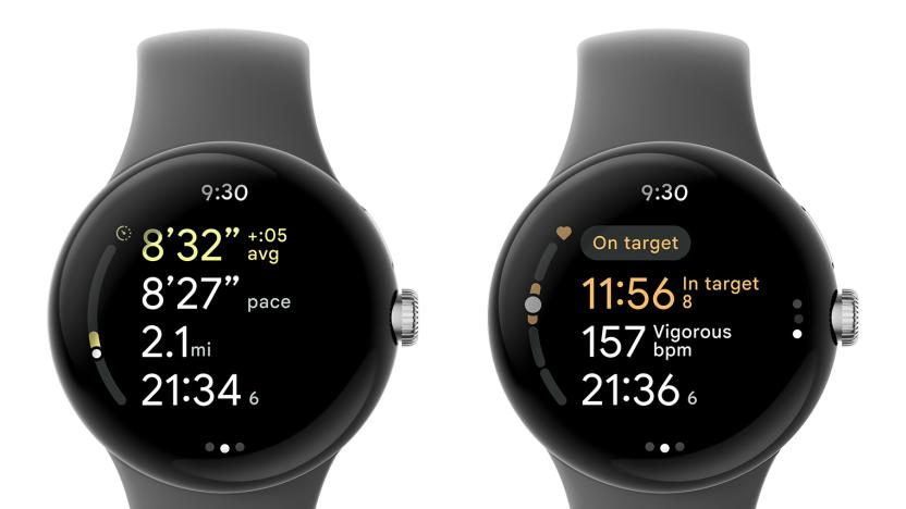 Two smartwatches against a white background.