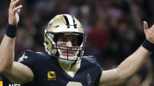 Saints' Drew Brees ties record for all-time passing touchdowns