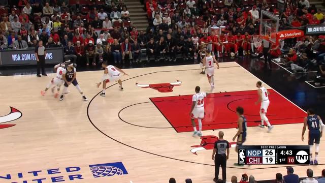 Javonte Green with a dunk vs the New Orleans Pelicans