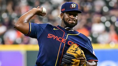 Getty Images - HOUSTON, TEXAS - APRIL 01: Ronel Blanco #56 of the Houston Astros pitches in the first inning against the Toronto Blue Jays at Minute Maid Park on April 01, 2024 in Houston, Texas. (Photo by Logan Riely/Getty Images)