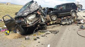 'Fatigued' Driver Hits Dad and His 2 Daughters on Wyo. Highway While Mom and Son Watch from Car Behind