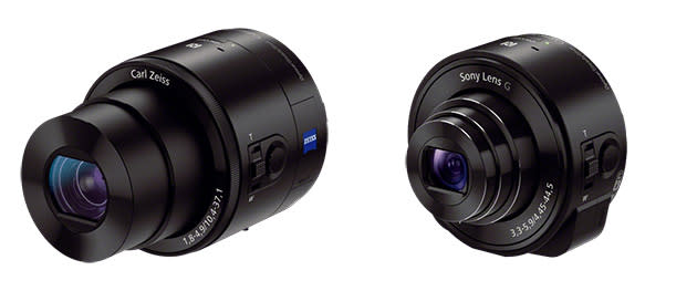 Sony upgrades smartphone-pairing QX10 and QX100 lens cameras with higher ISO and 1080p video capture