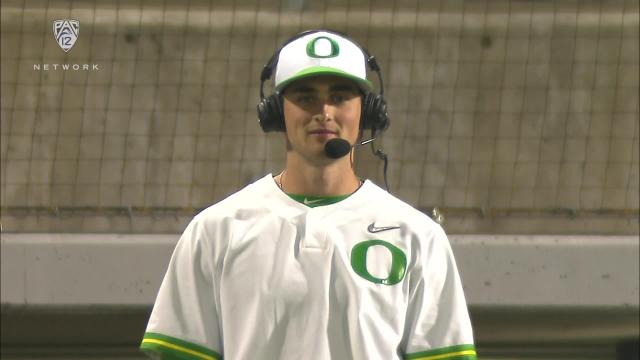 Anthony Hall credits Oregon’s ’mentality’ at the plate as bats stay hot versus Utah