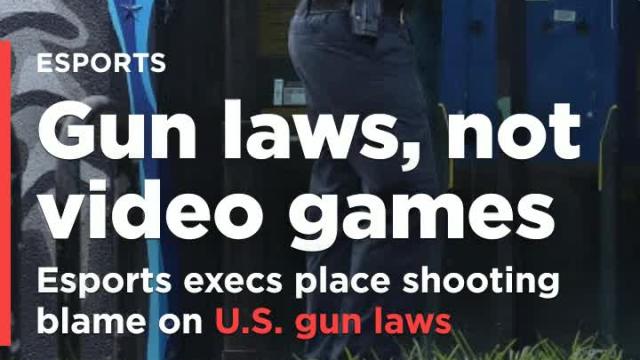 Asian esports executives say to blame shooting on U.S. gun laws, not video games