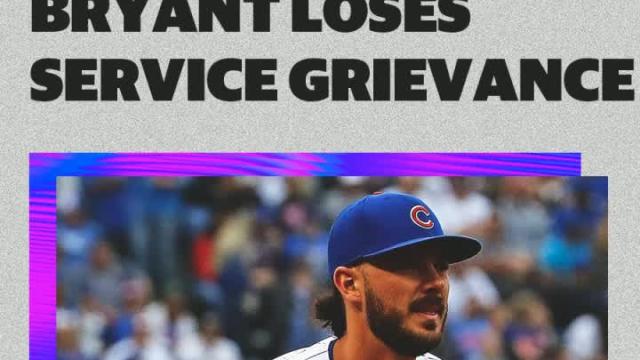 Cubs 3B Kris Bryant reportedly loses service time grievance