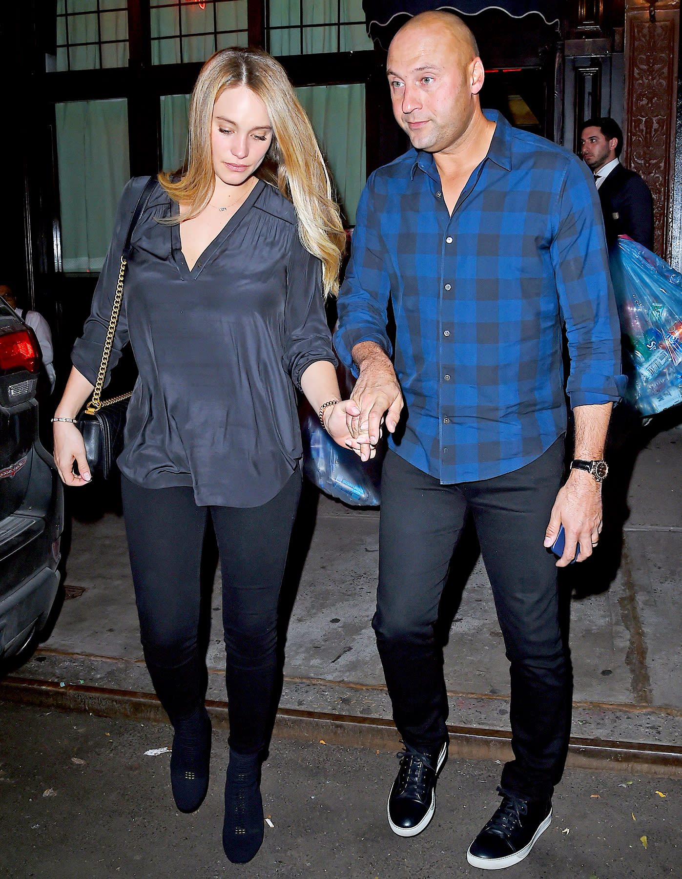 Derek Jeter and Hannah Davis Step Out for Date Night After Welcoming Their Daughter: Pic