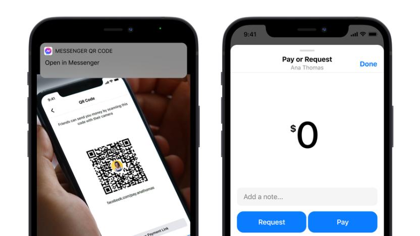 You can now send payments in Facebook Messenger with QR codes.