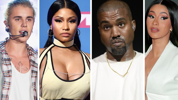 Kanye's White Lives Matter T-Shirt, Nicki Minaj and Cardi B's Take Shots At Each Other on Twitter, Justin Postpones His Tour Again & More | Billboard News