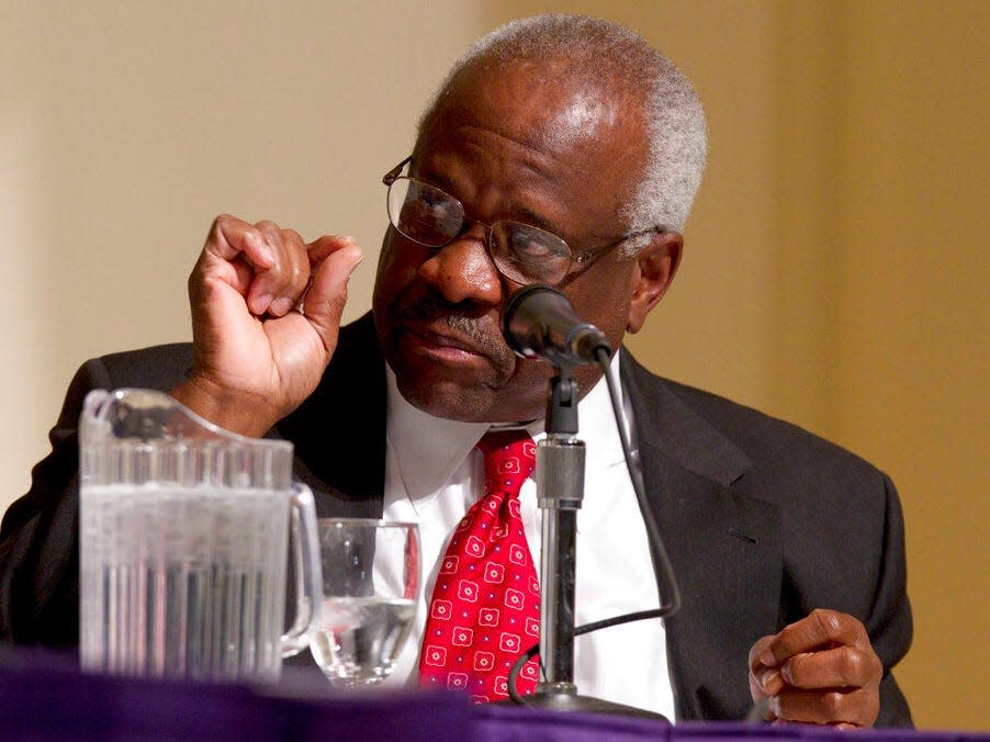 Clarence Thomas says American citizens are seemingly 'more interested in their i..