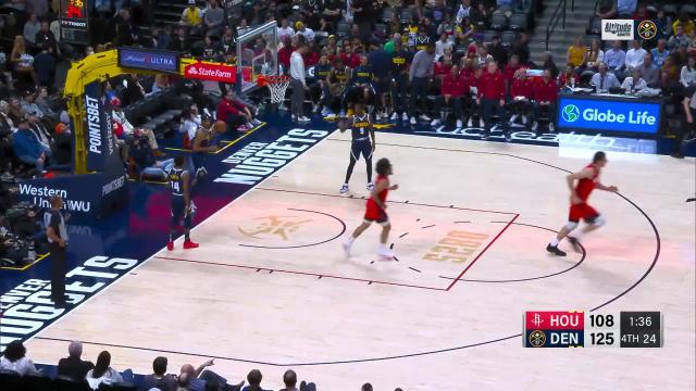 Daishen Nix with a 2-pointer vs the Denver Nuggets