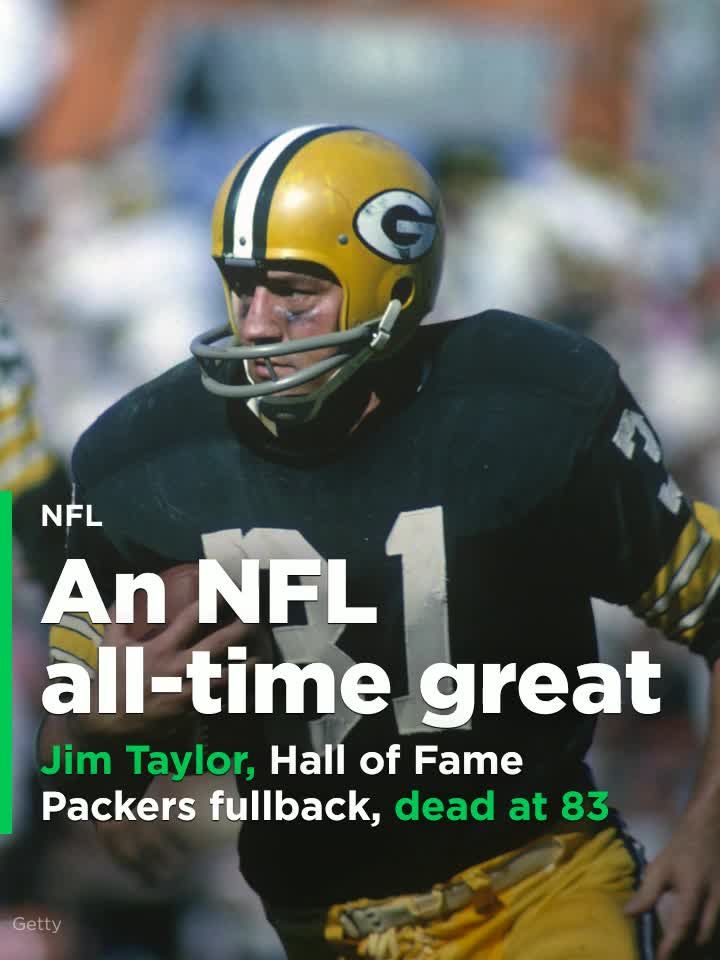 Jim Taylor, Hall of Fame fullback for Packers, dies at 83